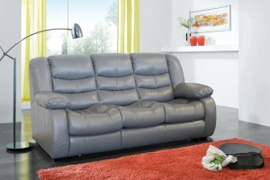 Трехместный кожаный диван-кровать Манчестер 1 (3м)