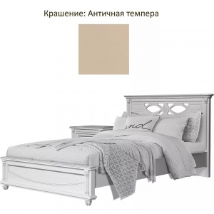 Кровать 1-12 Валенсия Классик П3.0589.1.02 (120) античная темпера