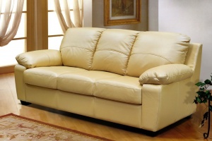 Трехместный кожаный диван-кровать Питсбург