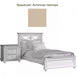 Кровать 1-09 Валенсия Классик П3.0589.1.01 (90) античная темпера