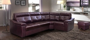Угловой диван-кровать Барселона 2 в коже (3мL/R901R/L)