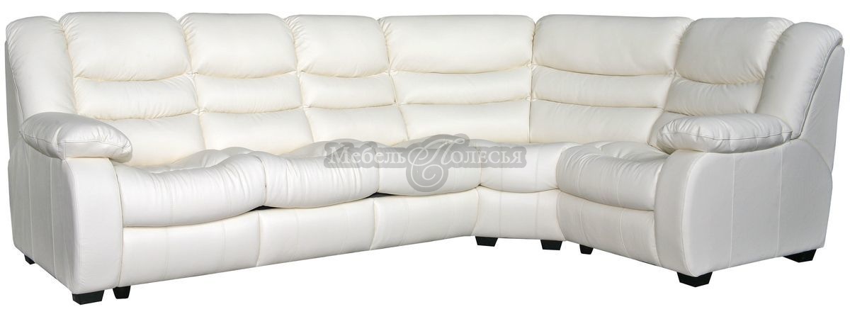 Угловой кожаный диван-кровать Манчестер 1 (3мL/R.90.1R/L). Фото �9