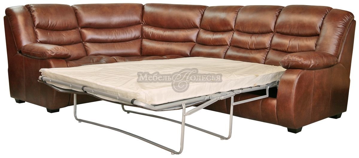 Угловой кожаный диван-кровать Манчестер 1 (3мL/R.90.1R/L). Фото �6