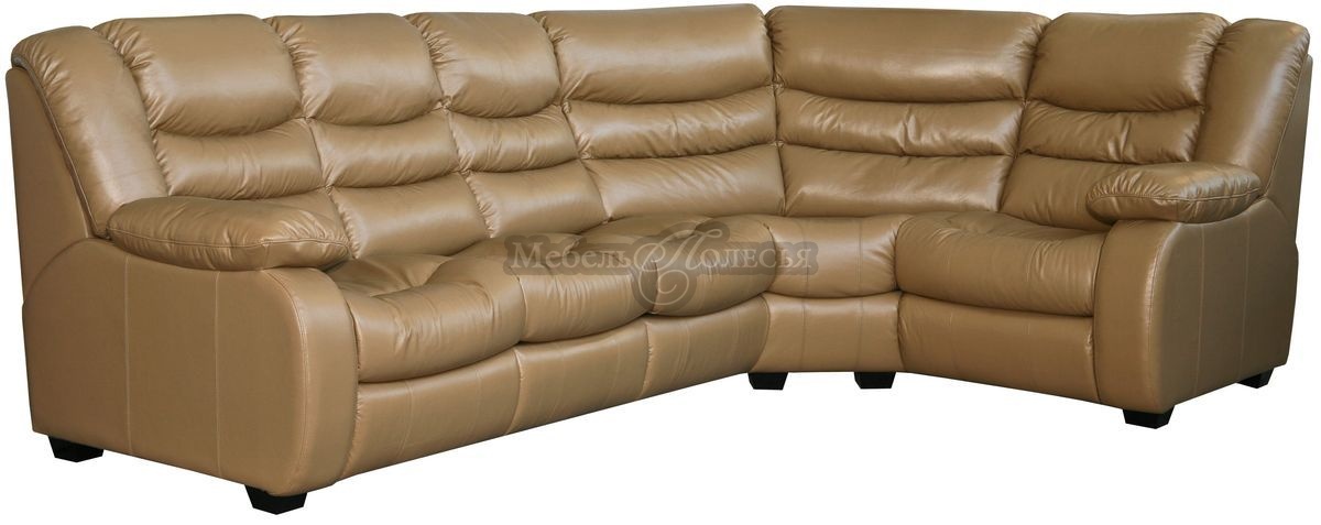 Угловой кожаный диван-кровать Манчестер 1 (3мL/R.90.1R/L). Фото �7