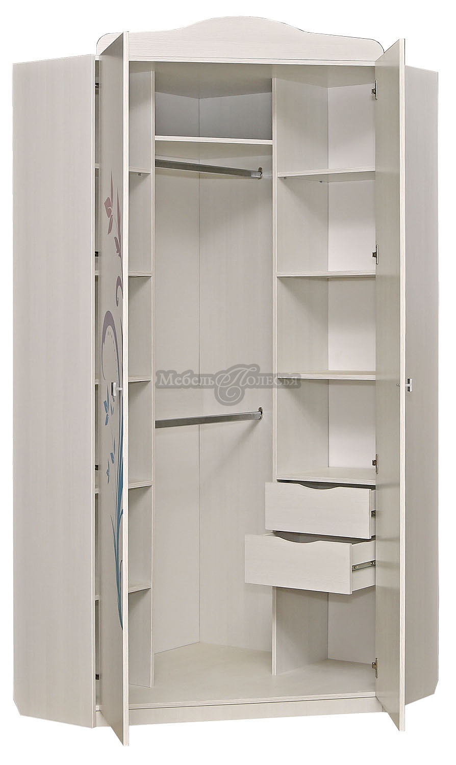 Шкаф для одежды Соната П439.08Д15. Фото �2