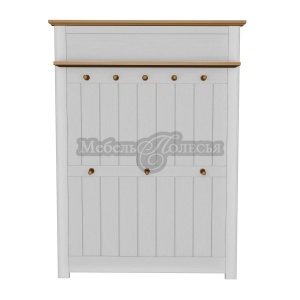 Вешалка Пенни белый воск + антик 24