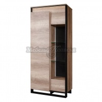 Шкаф с витриной Каньон Лофт П3.0561.0.40-01