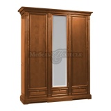 Шкаф трехдверный Престиж ГМ 5923 беловежский орех