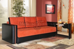 Трехместный диван-кровать Мелисса в ткани (3мL/R)