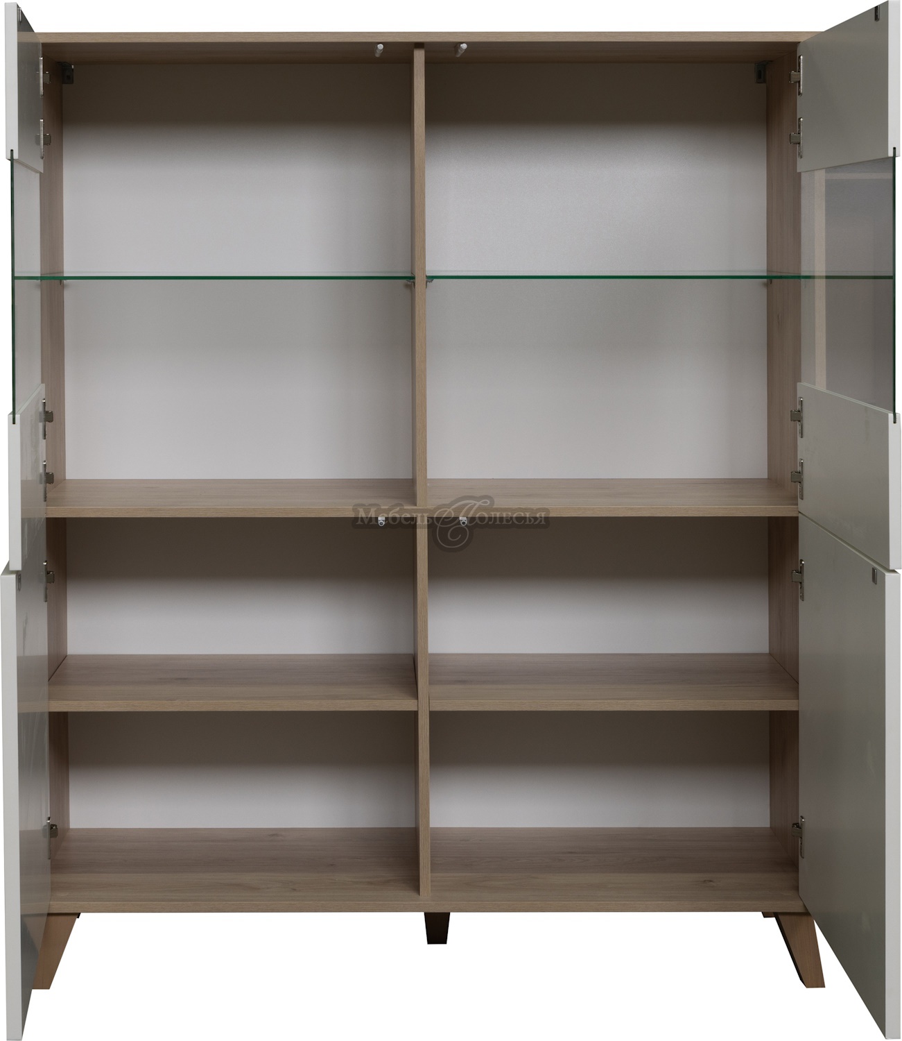 Шкаф 2д Тринити П6.114.0.03 ваниль + гикори кингстон. Фото 3 Шкаф 2д Тринити П6.114.0.03 ваниль + гикори кингстон. Фото 3