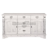 Комод Викинг gl-05/1 с ящиками, белый воск