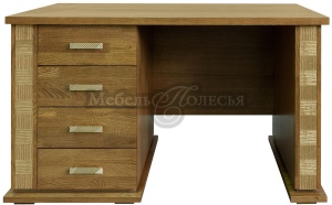 Стол письменный Тунис П6.343.2.25-01 медовый с золочением