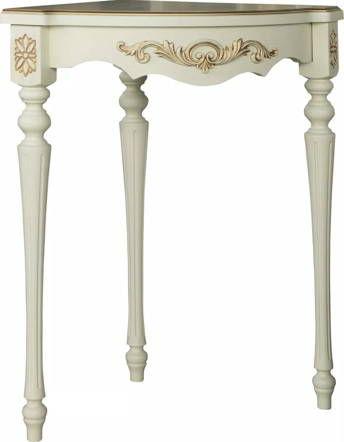 Стол-консоль Альба П613.10 слоновая кость с золочением. Фото �2