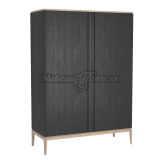 Шкаф для одежды ICONS 2 двери РВ 102, мореный дуб