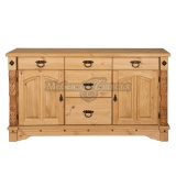 Комод Викинг gl-05/1 с ящиками, мёд