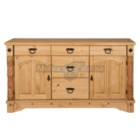 Комод Викинг gl-05/1 с ящиками, мёд