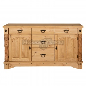 Комод Викинг gl-05/1 с ящиками, мёд