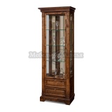 Шкаф с витриной Престиж ГМ 5906 (правый) беловежский орех