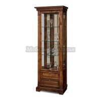 Шкаф с витриной Престиж ГМ 5906 (правый) беловежский орех