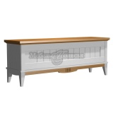 Тумба сундук Пенни белый воск + антик 24