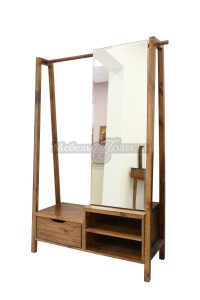 Вешалка гардеробная Доната 4 светлый орех (сосна)