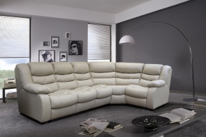 Угловой кожаный диван-кровать Манчестер 1 (3мL/R.90.1R/L)