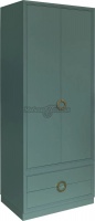 Шкаф для одежды 2д Флора П6.980.1.01 зелёный самшит