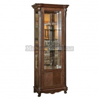 Шкаф с витриной Алези 8 П1.350.0.08-01 (П350.08-01) табак