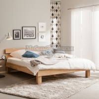 Кровать двуспальная Джудит (1800) отбеленный дуб