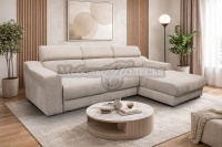 Угловой диван-кровать Милонга в ткани (2ML/R.8MR/L)