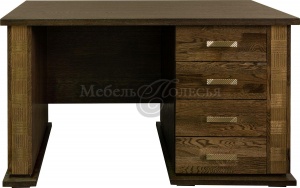 Стол письменный Тунис П6.343.2.25 венге с золочением