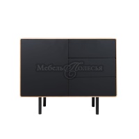 Тумба B&W 2.1.3 черный бейц-масло