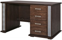 Стол письменный Тунис П6.343.2.25 венге с серебром