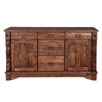 Комод Викинг gl-05/1 с ящиками, орех