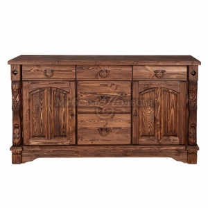 Комод Викинг gl-05/1 с ящиками, орех