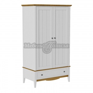  Шкаф 21 Пенни комбинированный белый воск + антик 24
