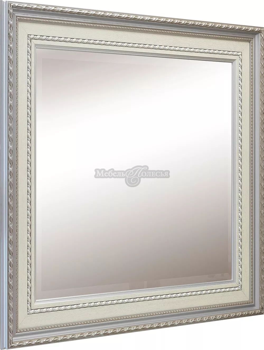 Зеркало Валенсия Д 1 П568.61 слонова кость с серебром. Фото �2