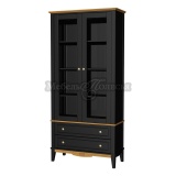 Шкаф для посуды 22 Пенни блэк + антик 24