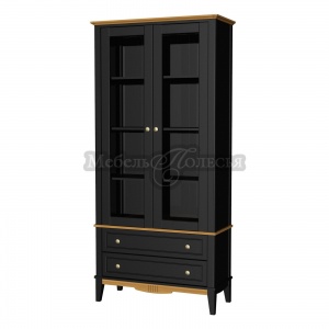 Шкаф для посуды 22 Пенни блэк + антик 24