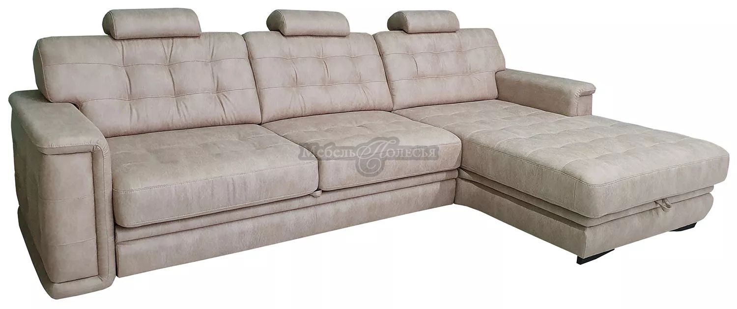 Угловой диван-кровать Ричмонд в ткани (3ML/R.8МR/L) купить в Москве отпроизводителя Пинскдрев - Белорусская мебель от Мебель Полесья.