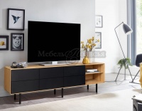 Тумба B&W ТВ2 4.0.6 R черный бейц-масло