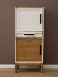 Шкаф для посуды 21 Гранада белый воск + антик 24