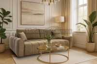 Трехместный диван-кровать Элви в ткани (3м)