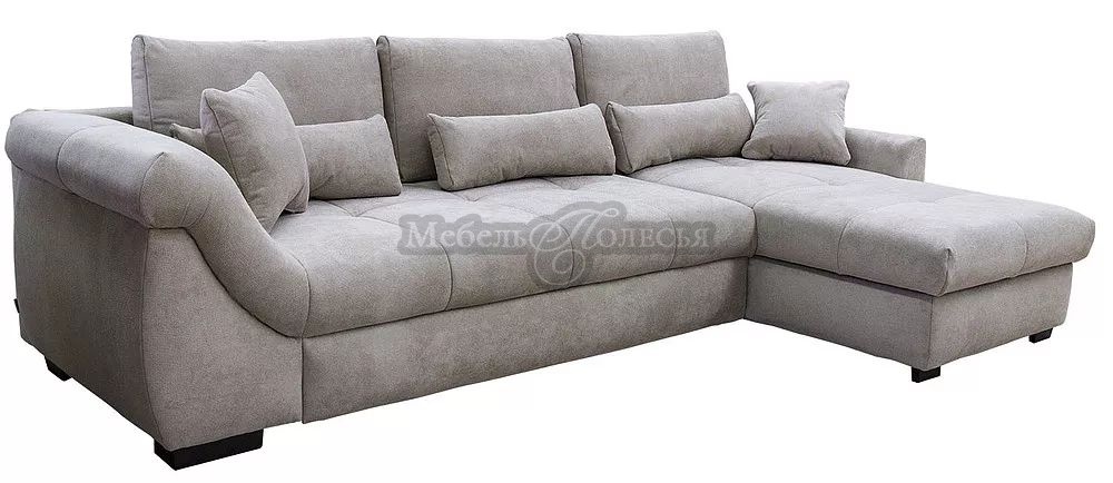Угловой диван-кровать Корса в ткани (3мL/R8мR/L) купить в Москве отпроизводителя Пинскдрев - Белорусская мебель от Мебель Полесья.