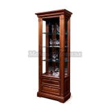 Шкаф с витриной Престиж ГМ 5906-01 (левый) мокко