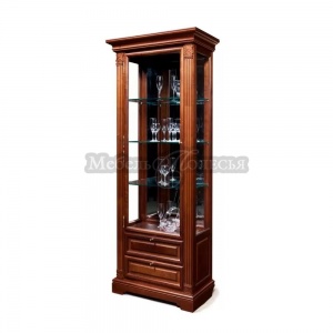 Шкаф с витриной Престиж ГМ 5906-01 (левый) мокко