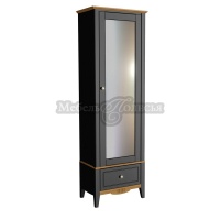 Шкаф для прихожей Пенни с зеркалом блэк + антик 24