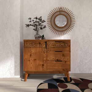 Тумба Доната 5 светлый орех (сосна)