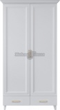 Шкаф для одежды 2Д Сати П7.057.1.18 белый