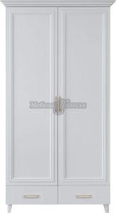 Шкаф для одежды 2Д Сати П7.057.1.18 белый
